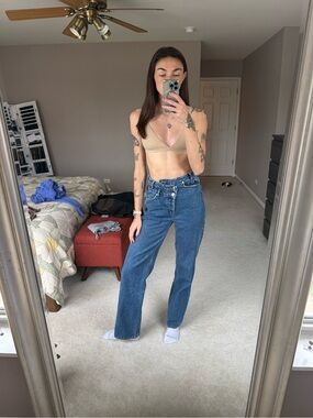 Mango straight leg jeans